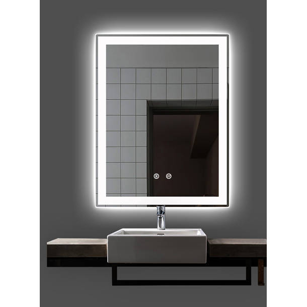 Orren Ellis Clybourn Lighted Bathroom / Vanity Mirror & Reviews Wayfair